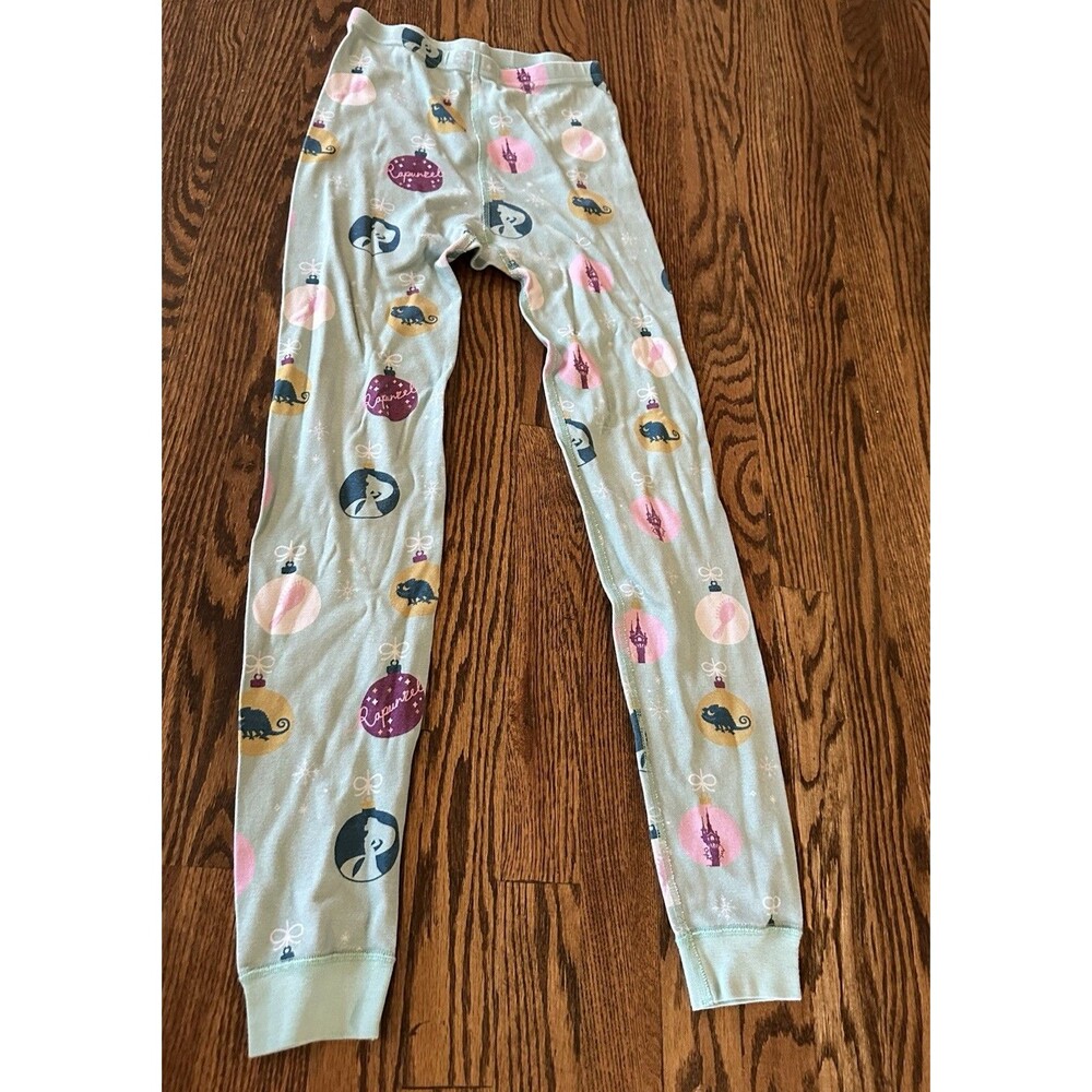 Hanna Andersson Pajama Pants 150cm 12 Long‎ Johns Organic Cotton Disney Rapunzel
